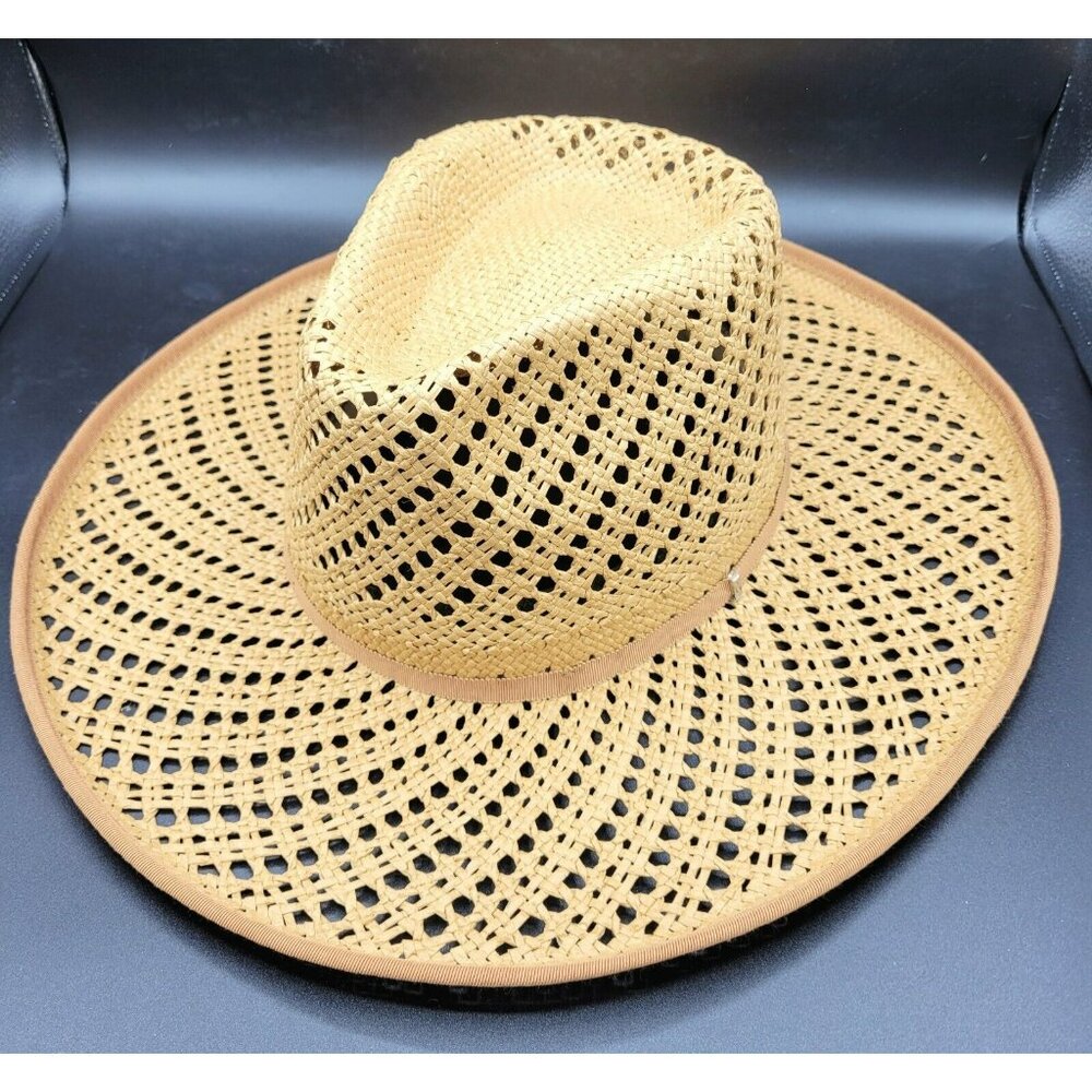 Olive and PIque Adjustable STRAW hat